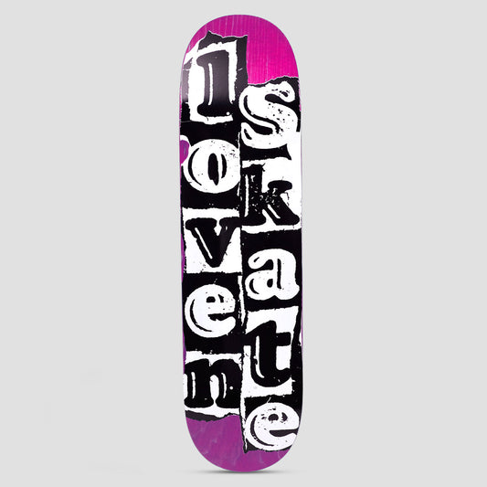 Lovenskate 8.475 Logo Team Skateboard Deck