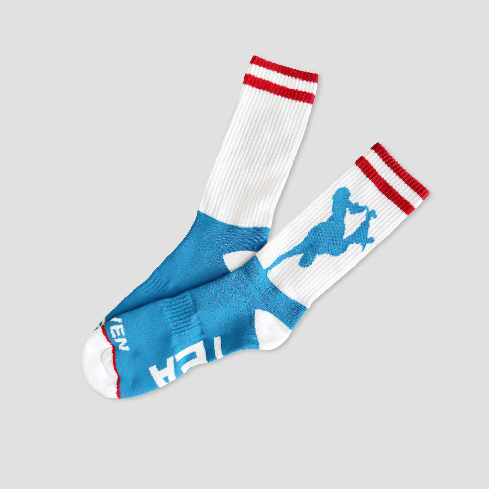 Lovenskate DTGR Socks Red / White / Blue