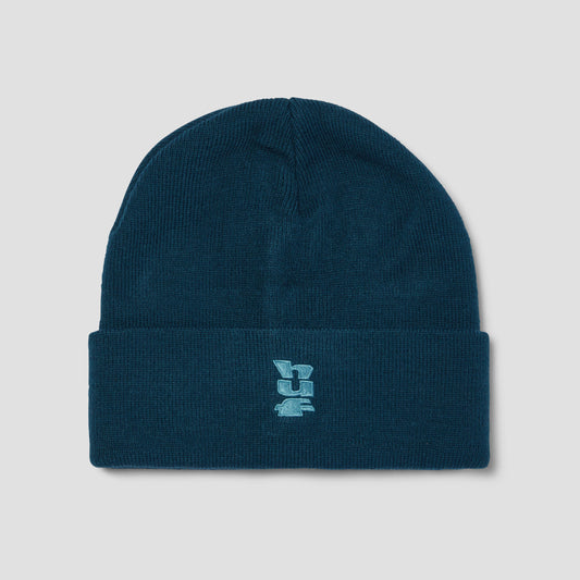 HUF Megablast Cuff Beanie Oil Blue