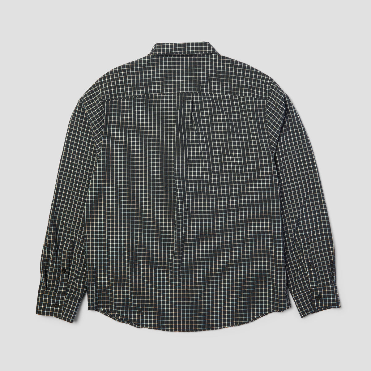 HUF Megablast Longsleeve Woven Top Black