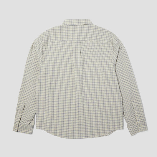 HUF Megablast Longsleeve Woven Top Natural