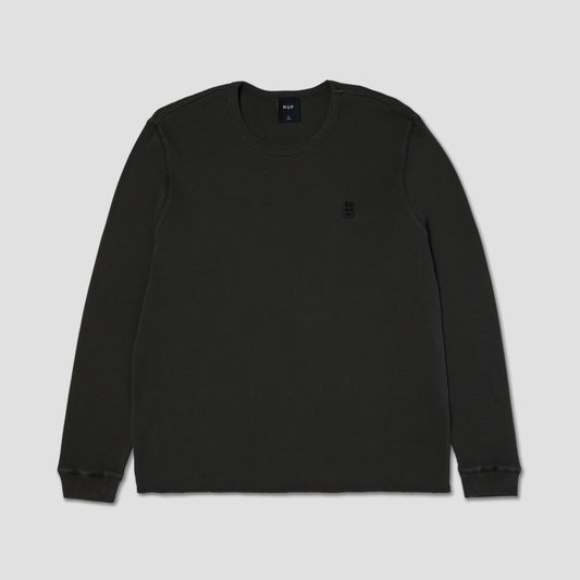 HUF Megablast Overdyed Longsleeve Thermal Asphalt