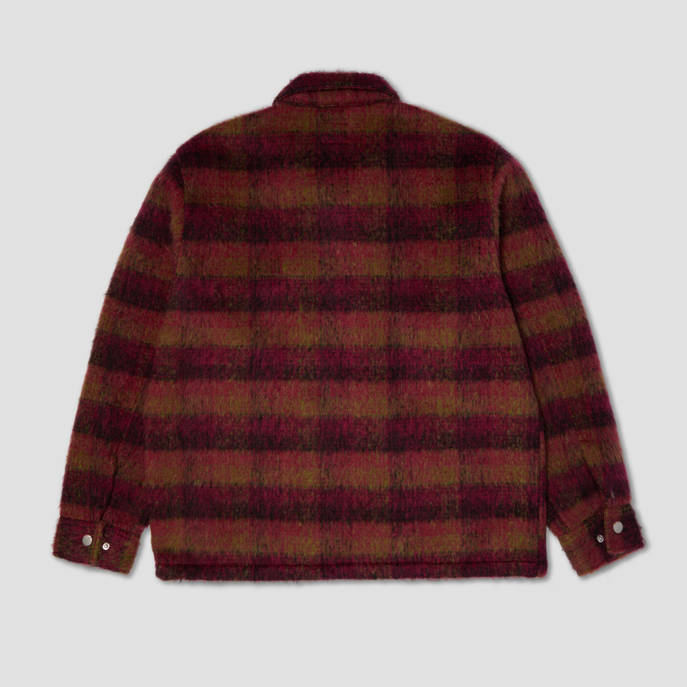HUF Megablast Plaid Jacket Berry
