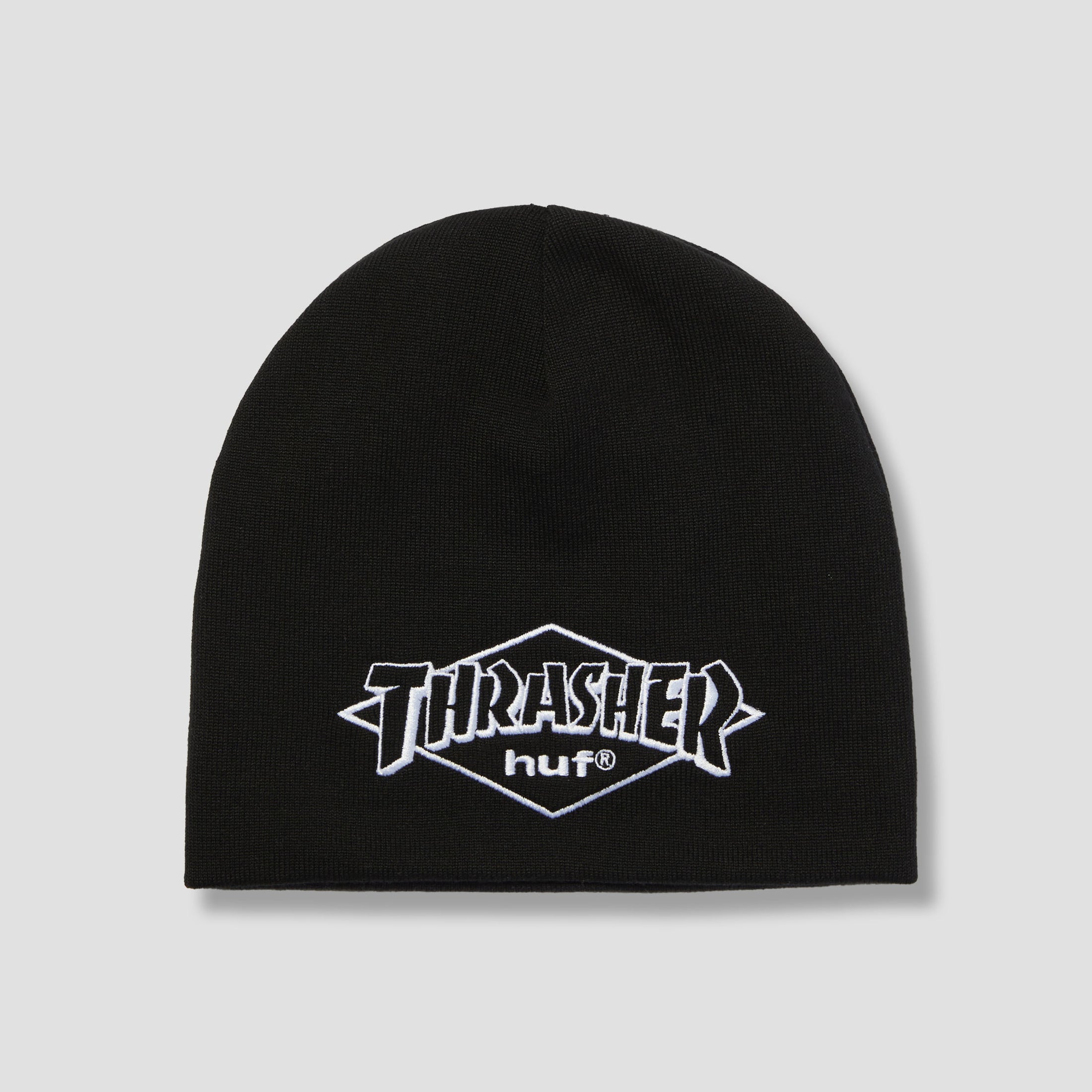 HUF x Thrasher Meltdown Reversible Beanie Black