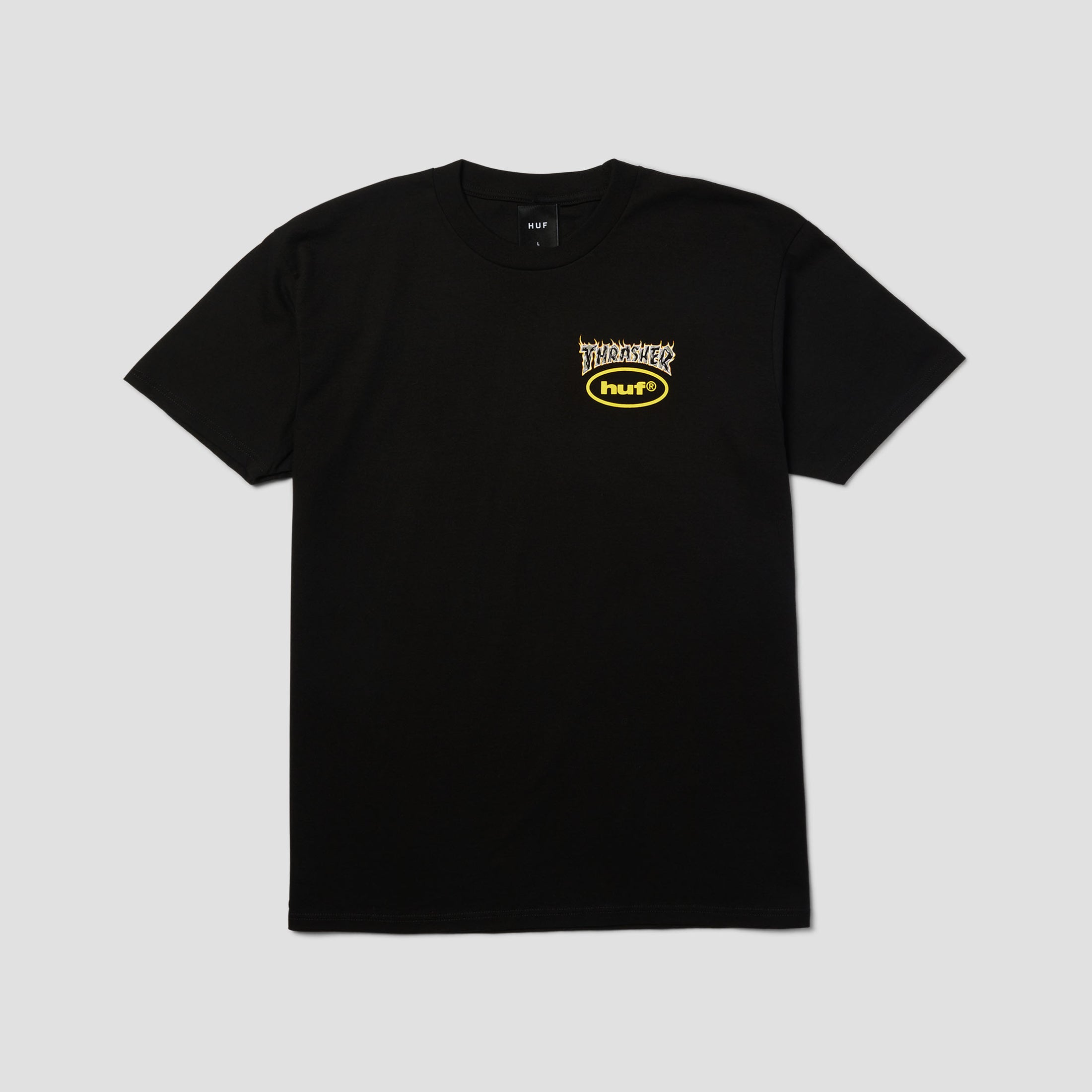 HUF x Thrasher Meltdown T-Shirt Black