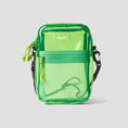 Load image into Gallery viewer, HUF Mercer Transparent Side Bag Green
