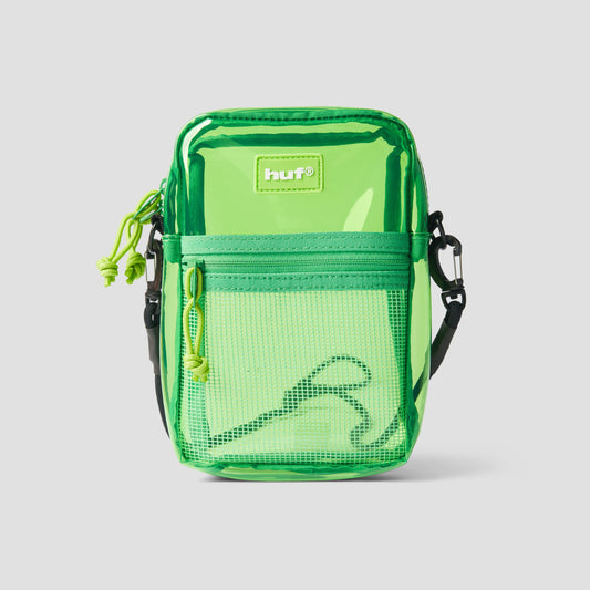 HUF Mercer Transparent Side Bag Green