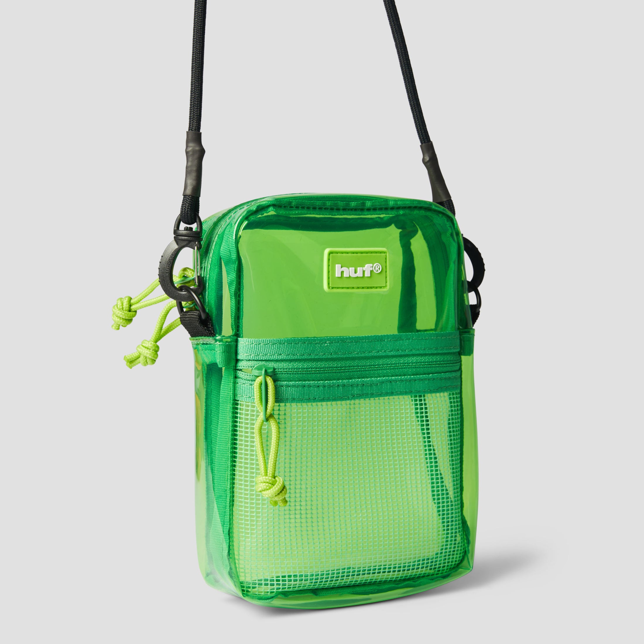HUF Mercer Transparent Side Bag Green