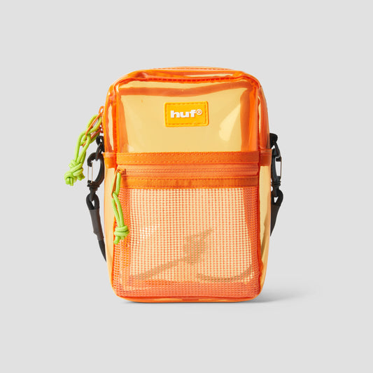 HUF Mercer Transparent Side Bag Orange