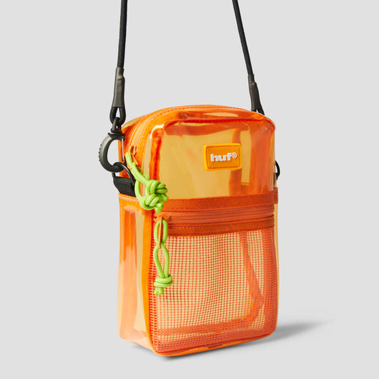 HUF Mercer Transparent Side Bag Orange