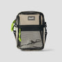 HUF Mercer Transparent Side Bag Smoke Black