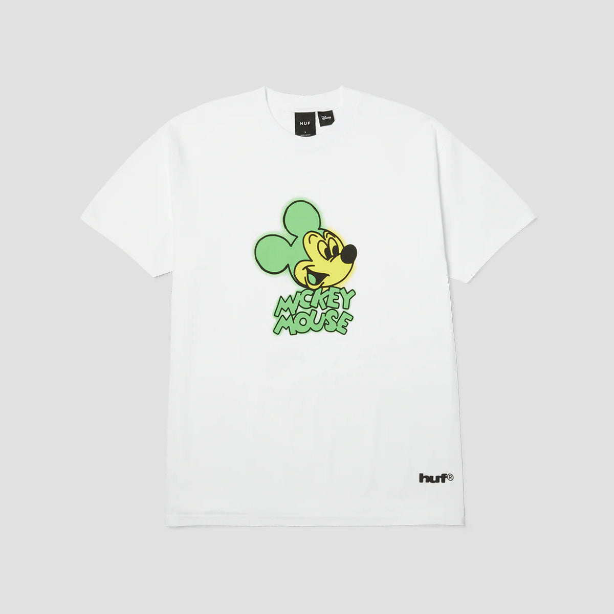 HUF x Mickey Mouse Spray T-Shirt White