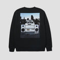 Load image into Gallery viewer, HUF Midnight Radio Crew Black
