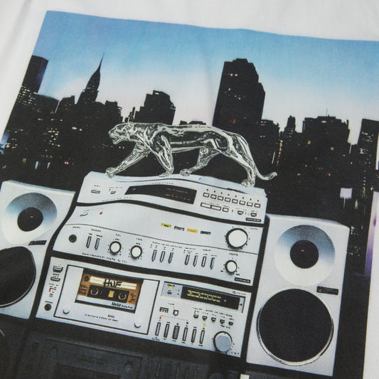 HUF Midnight Radio T-Shirt White