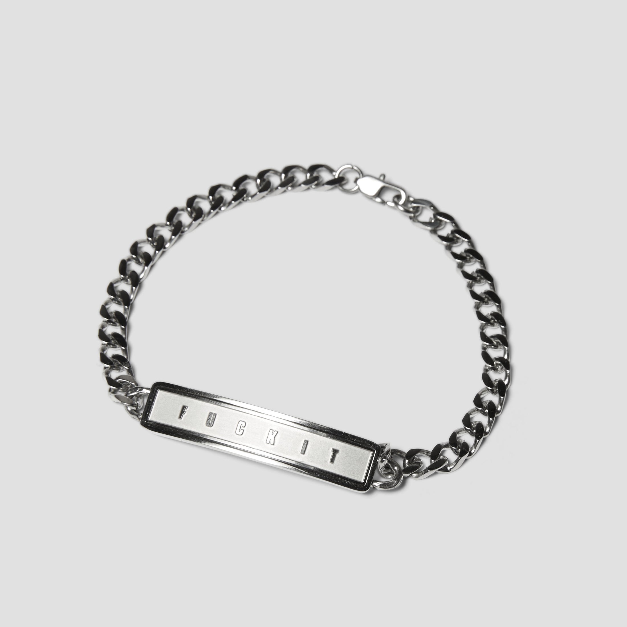 HUF Mini Id Bracelet Silver