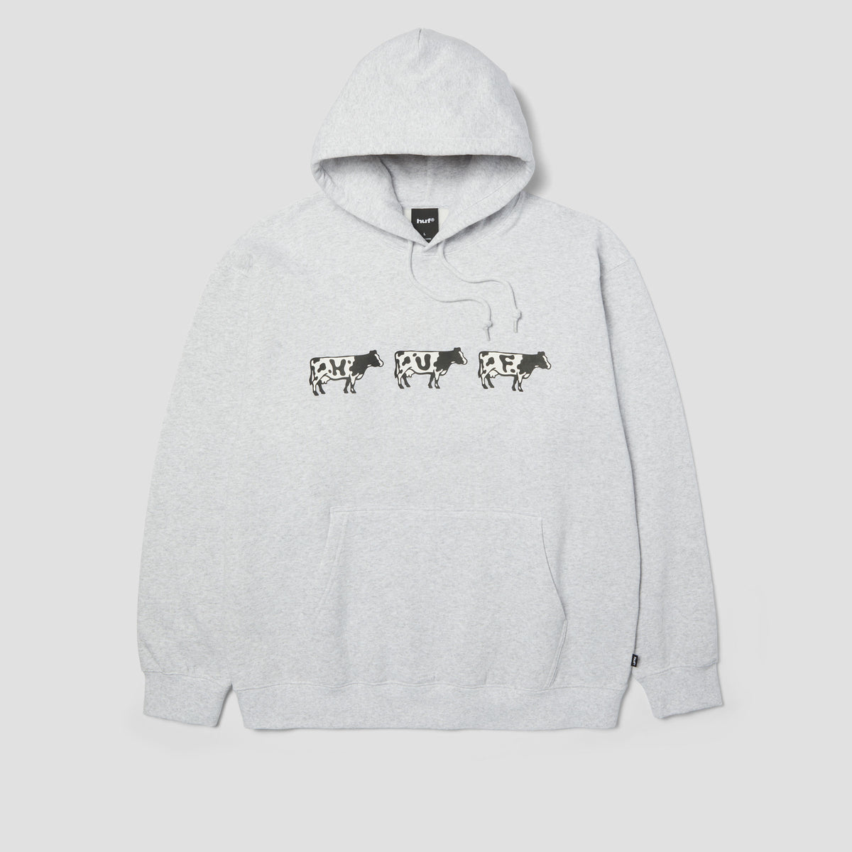 HUF Moo Pullover Hoodie Heather Grey