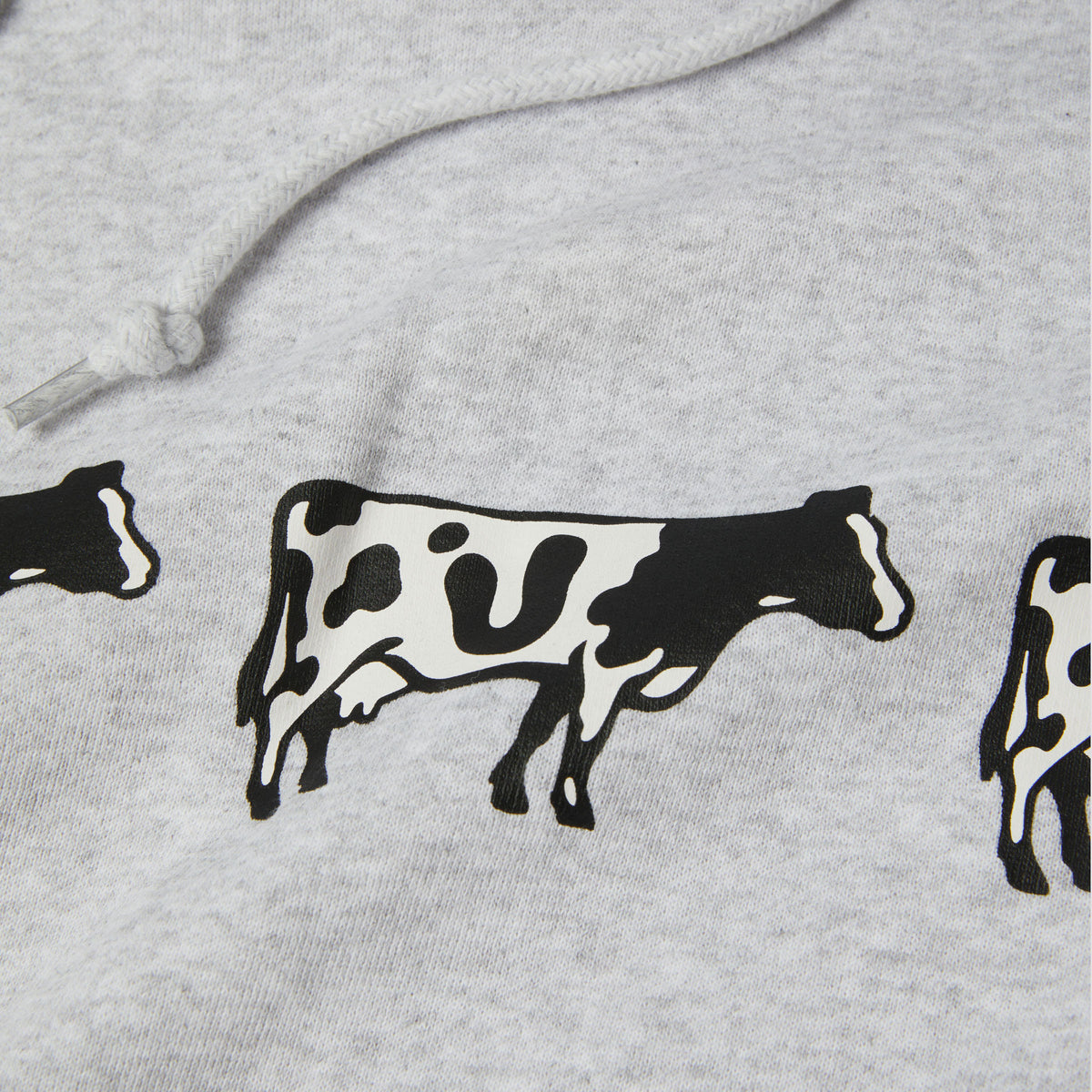 HUF Moo Pullover Hoodie Heather Grey