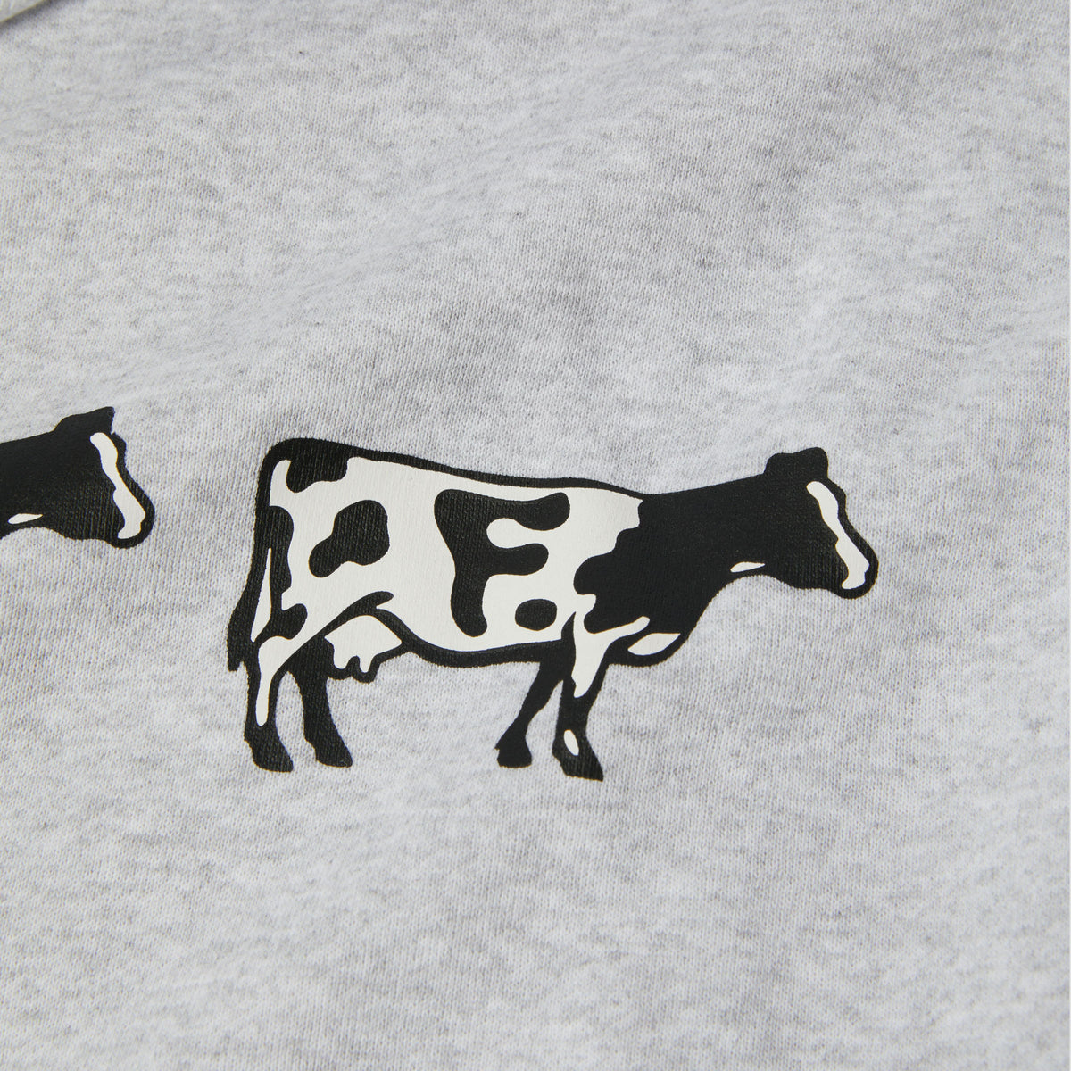 HUF Moo Pullover Hoodie Heather Grey