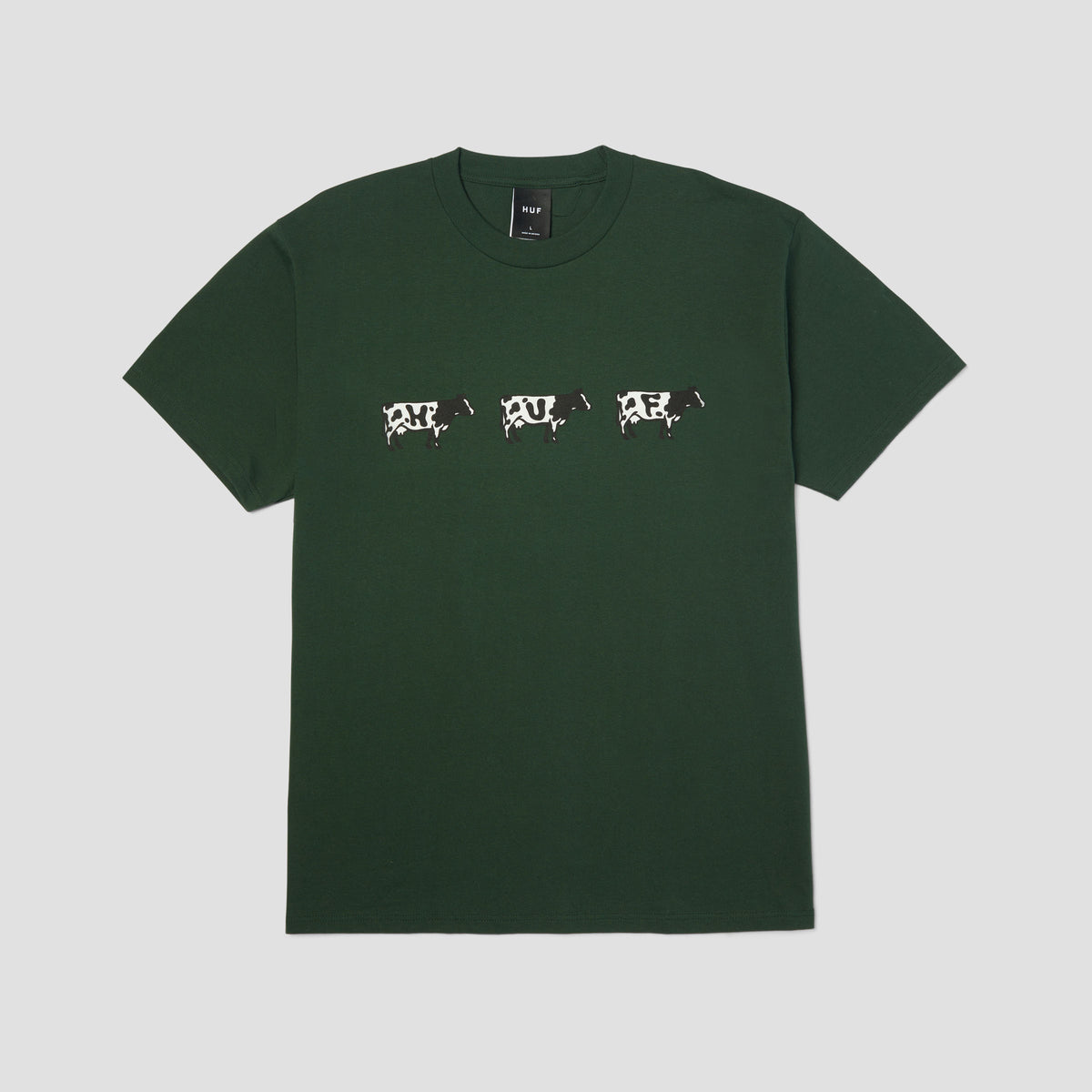 HUF Moo T-Shirt Forest Green