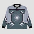Load image into Gallery viewer, Metalwood X Games Longsleeve Jersey T-Shirt Steel / Moss
