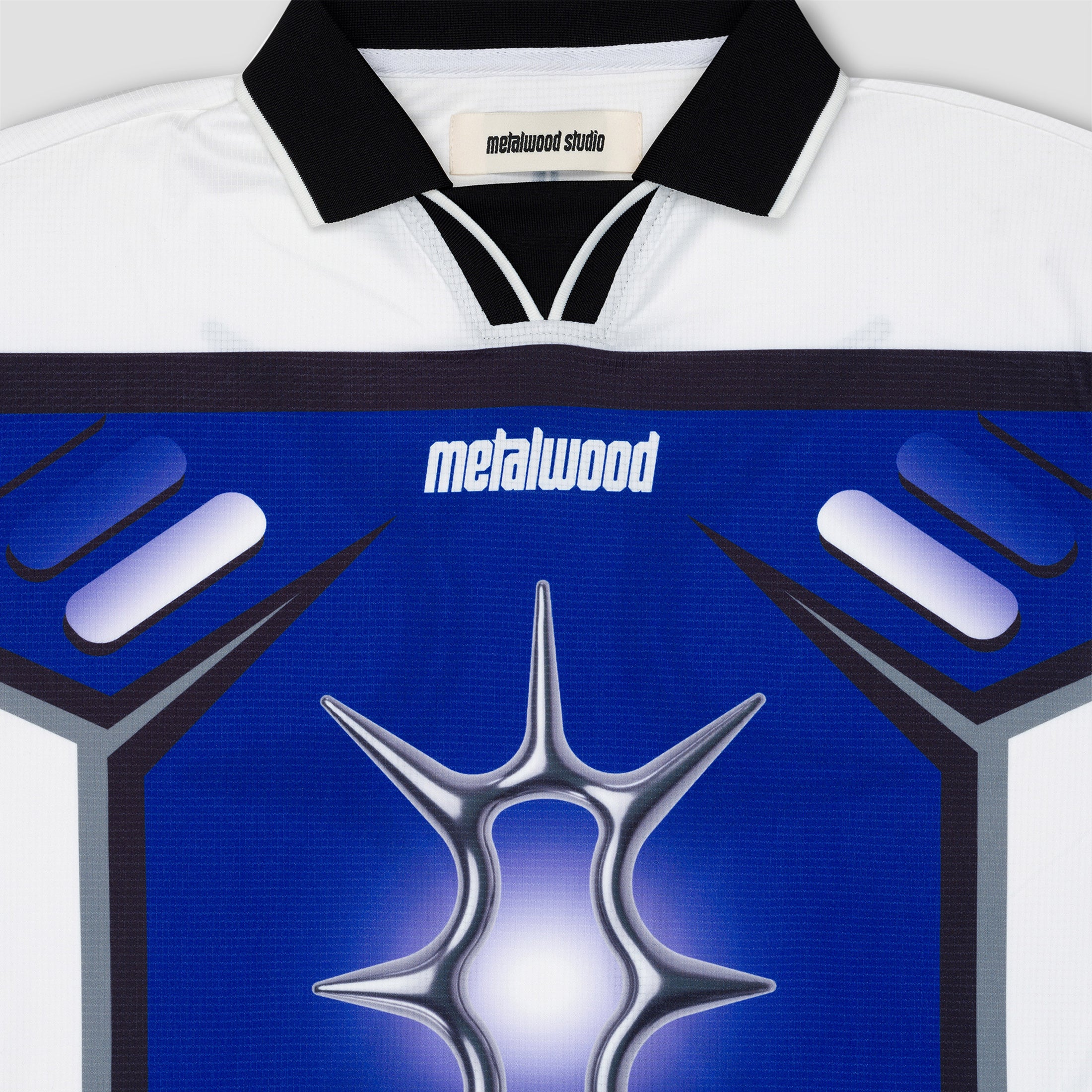 Metalwood X Games Longsleeve Jersey T-Shirt White / Blue / Purple