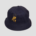 Load image into Gallery viewer, Passport Master Key 6 Panel Bucket Hat Navy
