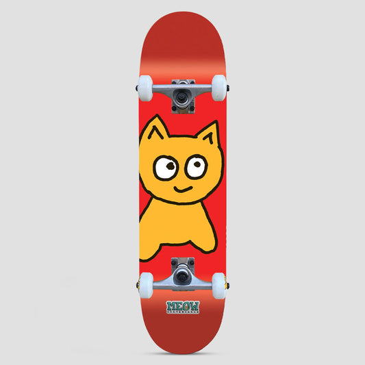 Meow 6.75 Big Cat Soft Top Complete Skateboard Red