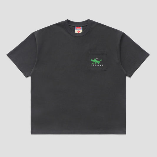 Metalwood Cricket Heavy Pocket T-Shirt Tar