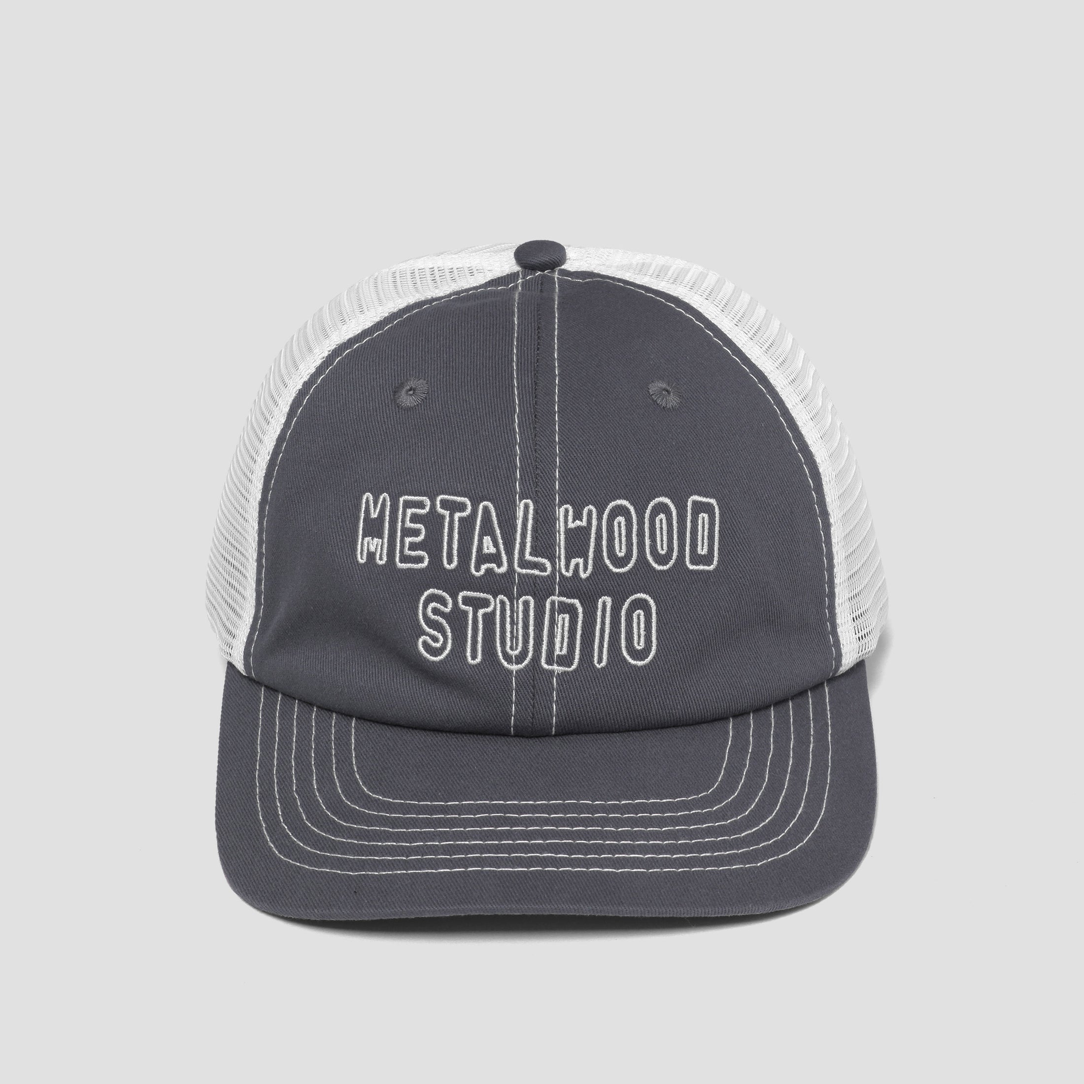 Metalwood Cutie 6 Panel Trucker Hat Grey
