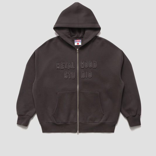 Metalwood Cutie Hooded Zip Crew Tar