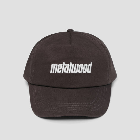 Metalwood Logo 5 Panel Cap Brown