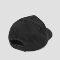 Load image into Gallery viewer, Metalwood Metal Logo 5-Panel Cap Black
