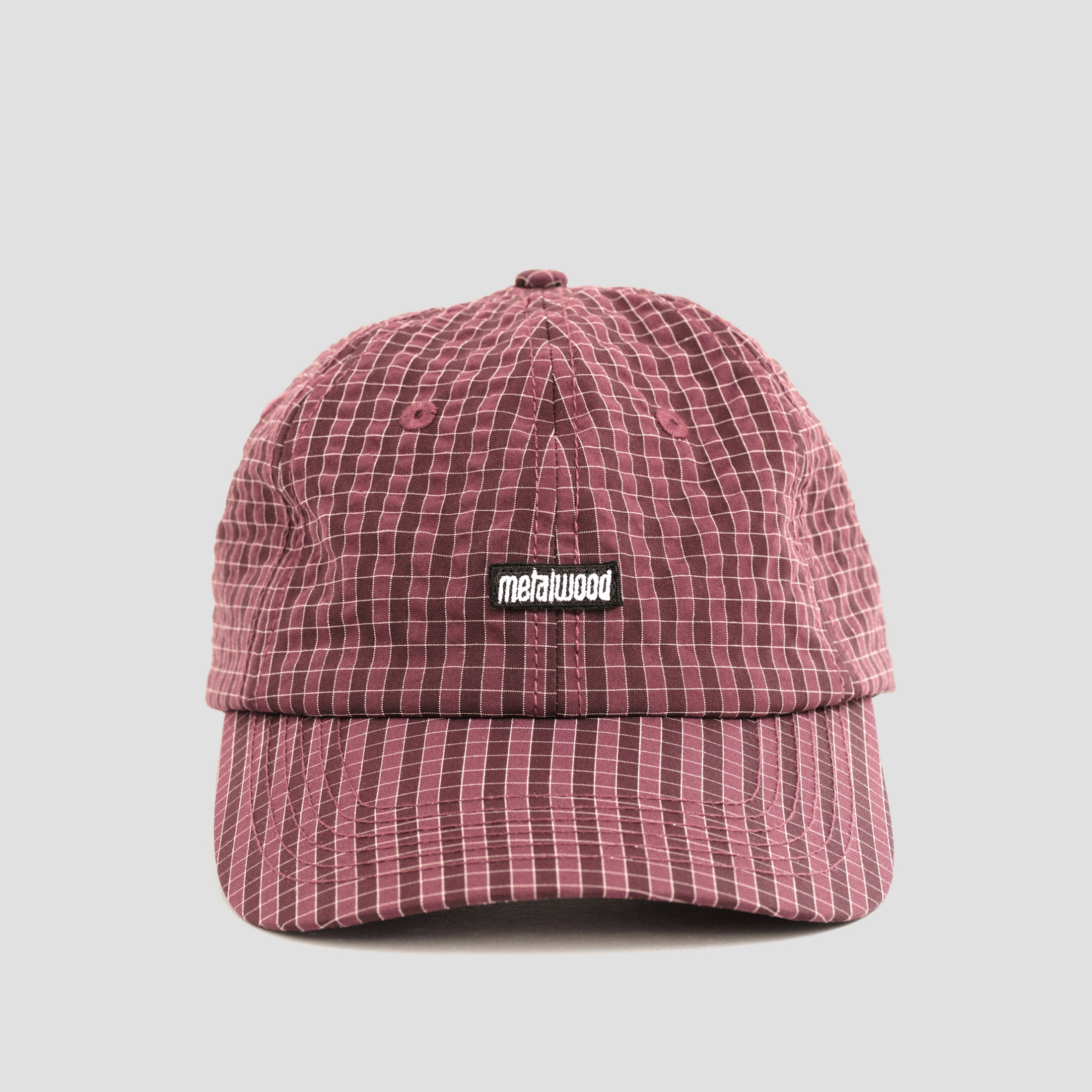 Metalwood Mini Metal Logo Dad Cap Plum