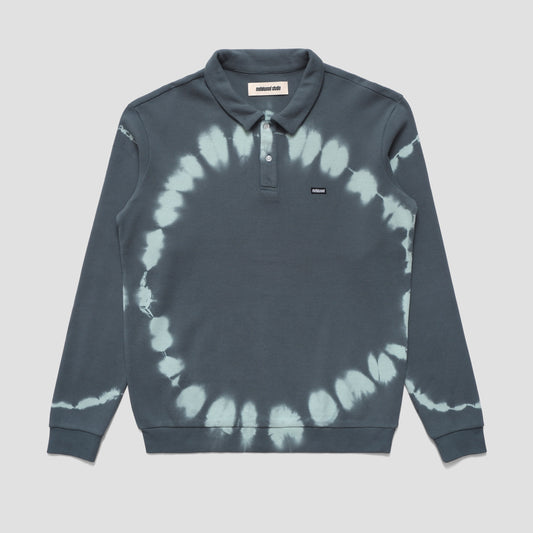 Metalwood Mini Metal Logo Thermal Polo Shirt Marine