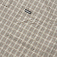 Load image into Gallery viewer, Metalwood Oversized Snap Top Polo Tan Plaid
