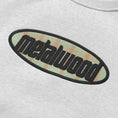 Load image into Gallery viewer, Metalwood Plaid Oval Logo Raglan Crewneck Sweatshirt Heather Grey
