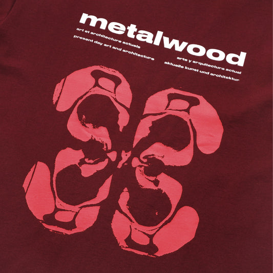 Metalwood Rorschach T-Shirt Maroon