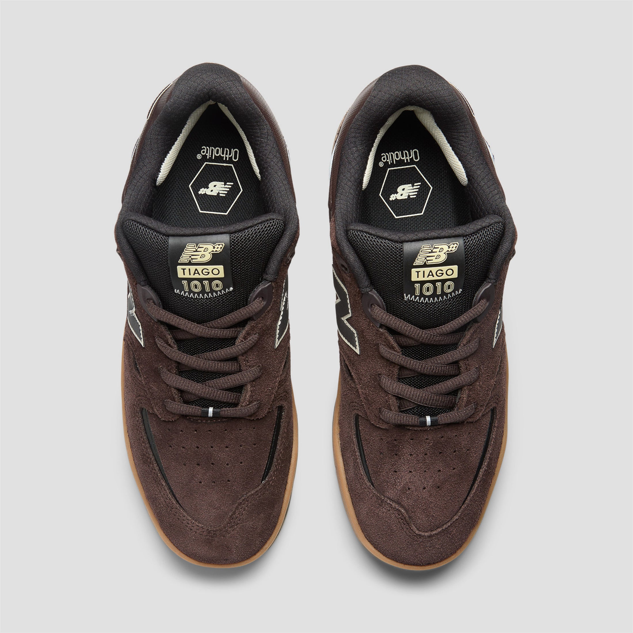 New Balance Tiago 1010 Skateboard Shoes Brown / Black