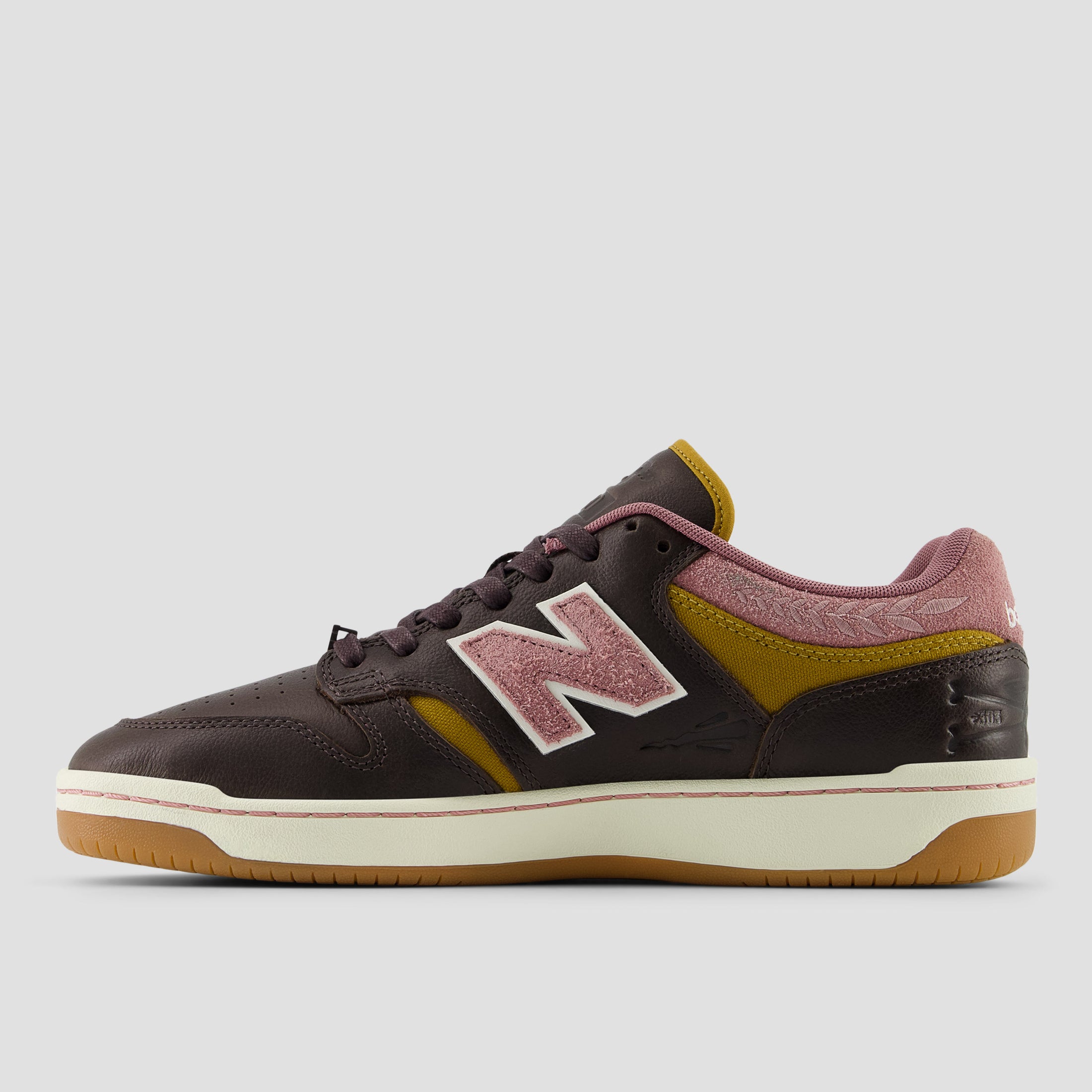 New Balance X Jeremy Fish X 303 Boards 480 Skate Shoes Brown / Pink