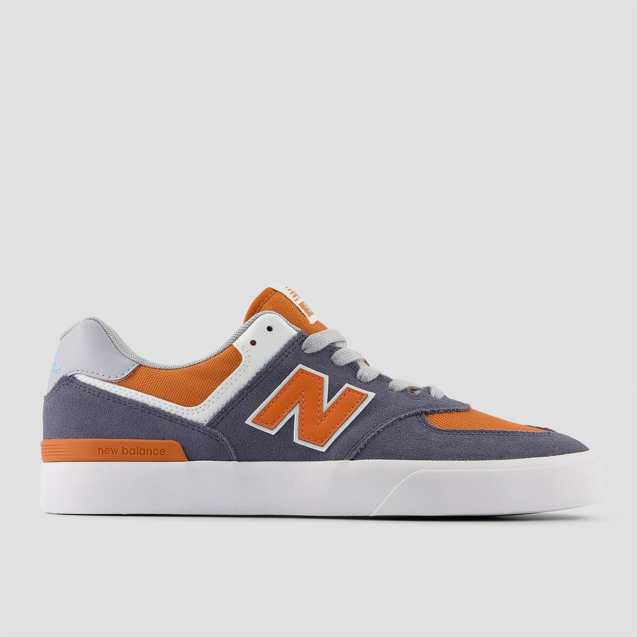 New Balance Numeric 574 Skate Shoes Grey Orange