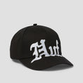 Load image into Gallery viewer, HUF Noble 6 Panel Snapback Cap Black
