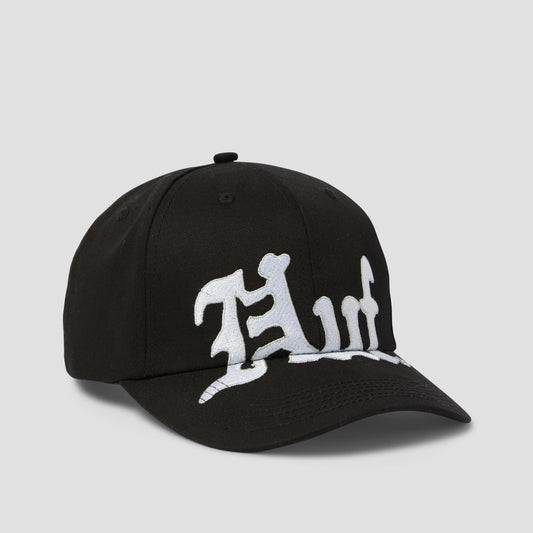 HUF Noble 6 Panel Snapback Cap Black