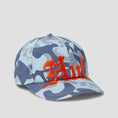 Load image into Gallery viewer, HUF Noble Camo 6 Panel Snapback Cap Ice Blue
