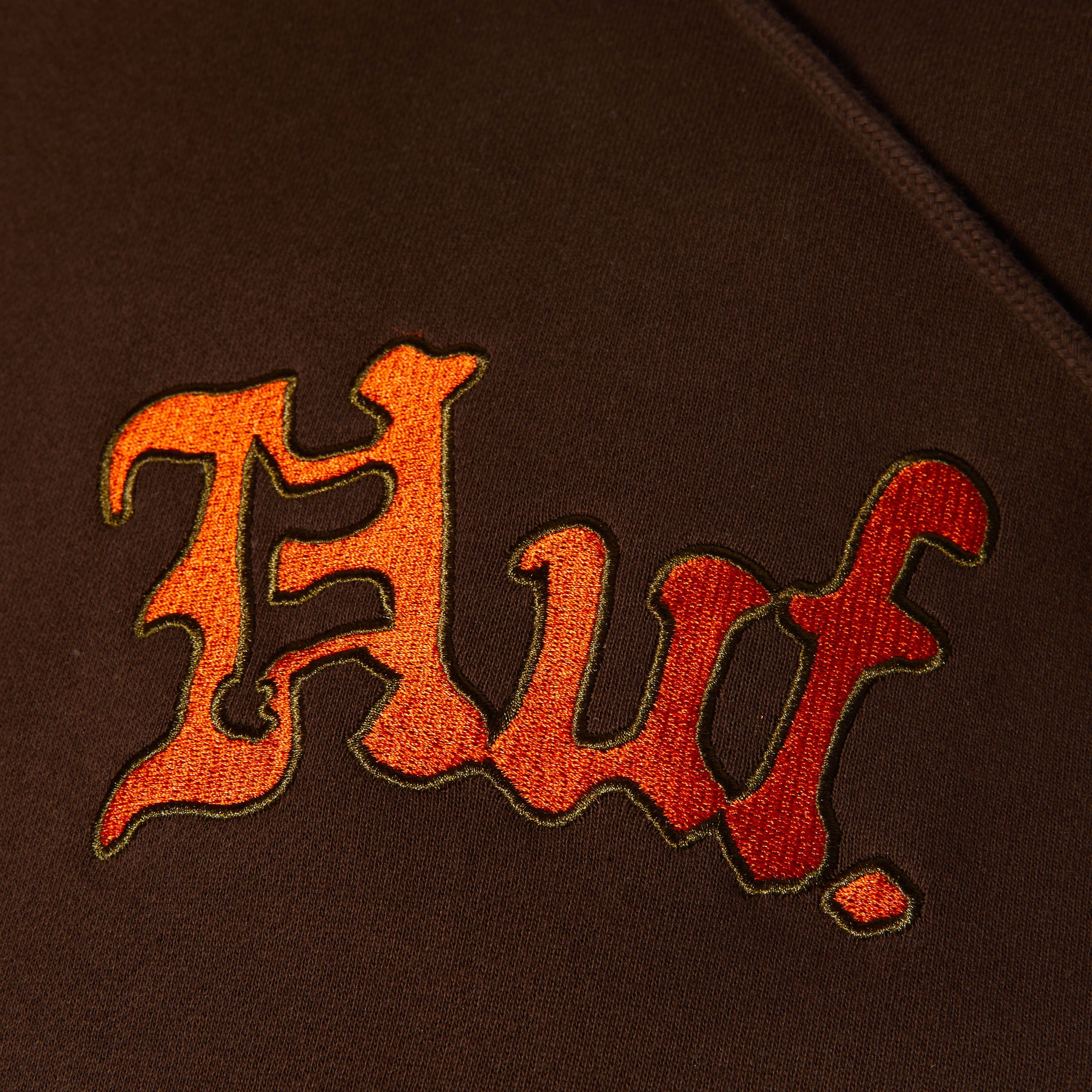HUF Noble Hoodie Chocolate