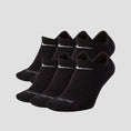 Load image into Gallery viewer, Nike Everyday Plus Cushioned Socks Low Black / White (6 pairs)
