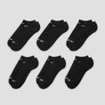 Load image into Gallery viewer, Nike Everyday Plus Cushioned Socks Low Black / White (6 pairs)
