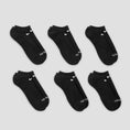 Load image into Gallery viewer, Nike Everyday Plus Cushioned Socks Low Black / White (6 pairs)
