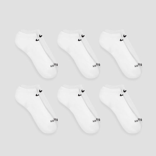 Nike Everyday Plus Cushioned Socks Low White / Black (6 pairs)