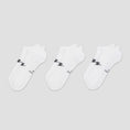 Load image into Gallery viewer, Nike SB Everyday Elevated No-Show Socks 3 Pairs White
