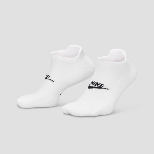 Nike SB Everyday Elevated No-Show Socks 3 Pairs White